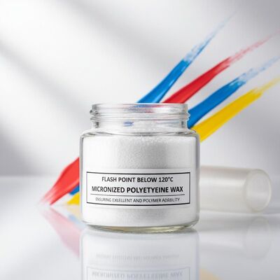 Vlampunt onder 120°C Gemalen polyethyleenwas zorgt voor uitstekende warmte stabiliteit, gebruikt in verven en polymeeradditieven